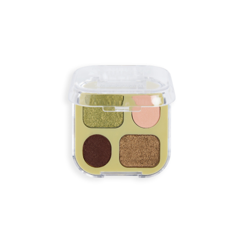 Makeup Revolution - Mini paleta de sombras Bouncy Pop - Evergreen