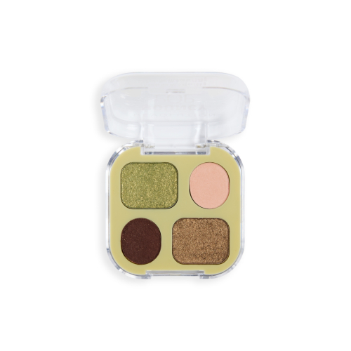 Makeup Revolution - Mini paleta de sombras Bouncy Pop - Evergreen