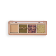 Makeup Revolution - Mini paleta de sombras - The Eternal Icon Edit Green