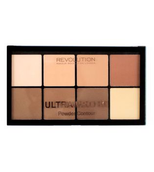 Makeup Revolution - Paleta Contorno en Polvo Ultra Pro HD - Light Medium