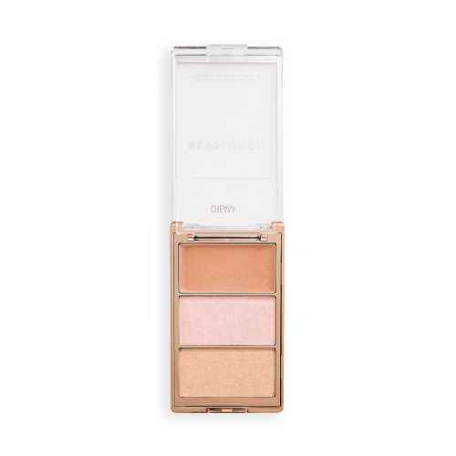 Makeup Revolution - Paleta de iluminadores Highlight Icon - Molten Bronze