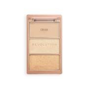 Makeup Revolution - Paleta de iluminadores Highlight Icon - Rosy Gold Glow