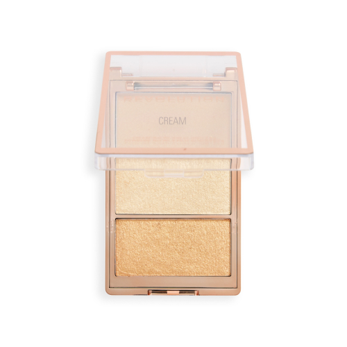 Makeup Revolution - Paleta de iluminadores Highlight Icon - Rosy Gold Glow