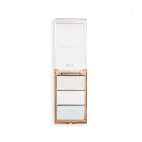 Makeup Revolution - Paleta de iluminadores Highlight Icon - White Wishes