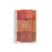 Makeup Revolution - Paleta de rostro Everything Base Face Icon Complexion - Dark
