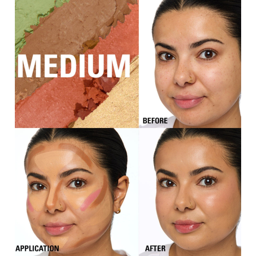 Makeup Revolution - Paleta de rostro Everything Base Face Icon Complexion - Medium