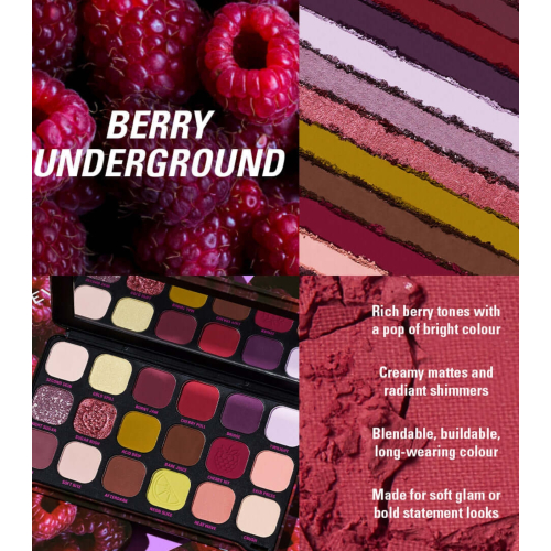 Makeup Revolution - Paleta de sombras Forever Flawless - Berry Underground