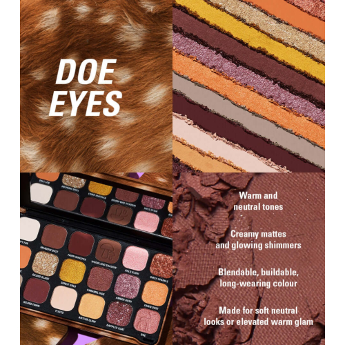 Makeup Revolution - Paleta de sombras Forever Flawless - Doe Eyes