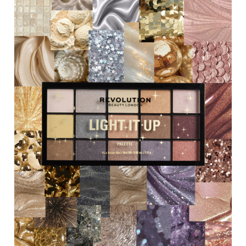 Makeup Revolution - Paleta de sombras Reloaded - Light It Up
