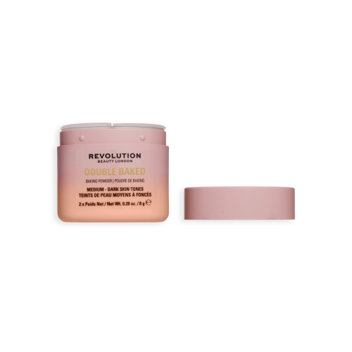 Makeup Revolution - Polvos sueltos Double Baked - Medium to Dark