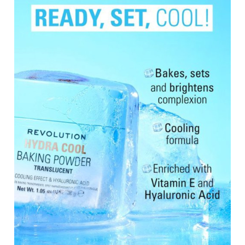 Makeup Revolution - Polvos sueltos para Baking Hydra Cool - Translucent