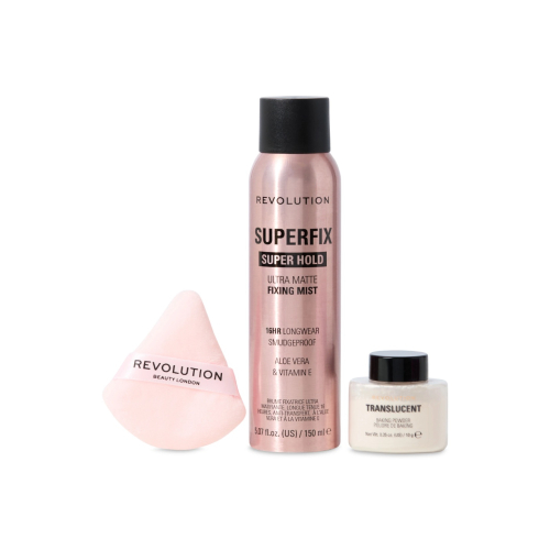 Makeup Revolution - Set fijador de maquillaje Superstar