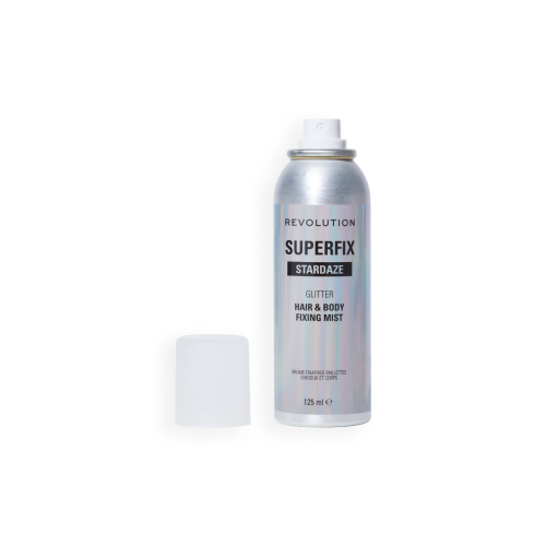 Makeup Revolution - Spray con glitter para cuerpo y cabello Superfix Stardaze