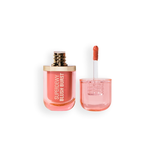 Makeup Revolution - *Super Dewy* - Colorete líquido Blush burst - Peach Spritz