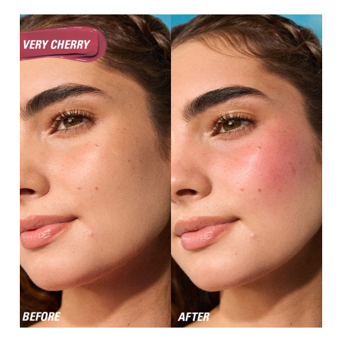 Makeup Revolution - *Super Dewy* - Colorete líquido Blush burst - Very cherry berry