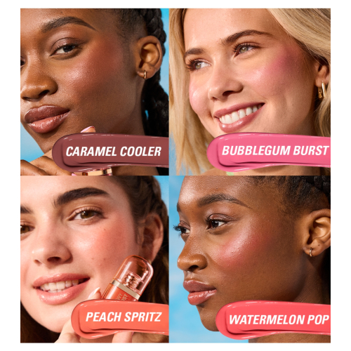 Makeup Revolution - *Super Dewy* - Colorete líquido Blush burst - Very cherry berry