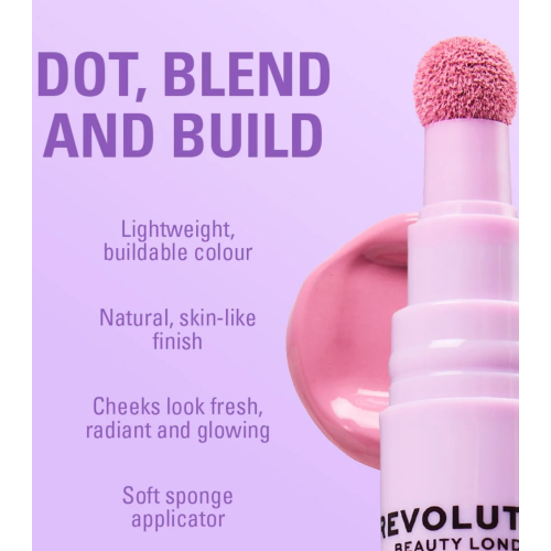 Makeup Revolution - *Super Dewy* - Colorete líquido Tint N Glow - Berry Blissful