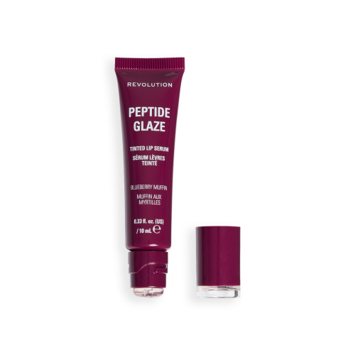 Makeup Revolution - Tinte labial con sérum Peptide Glaze - Blueberry Muffin