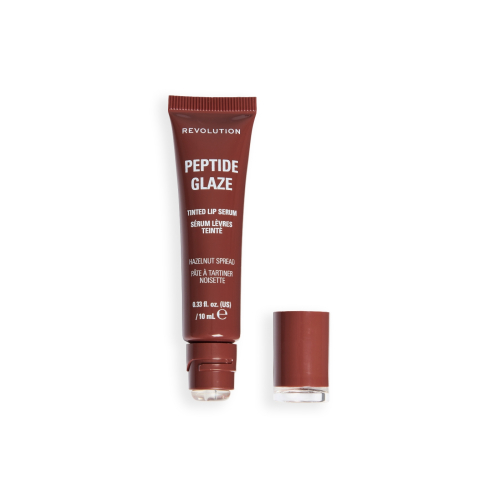 Makeup Revolution - Tinte labial con sérum Peptide Glaze - Hazelnut Spread