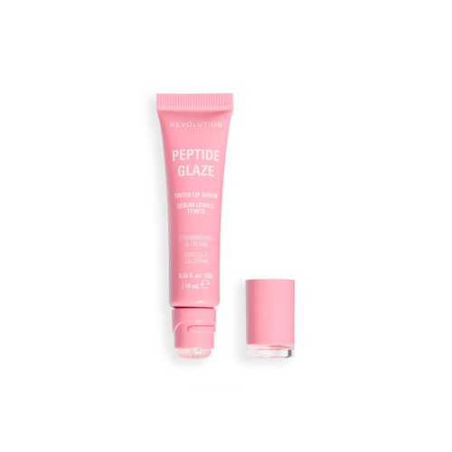Makeup Revolution - Tinte labial con sérum Peptide Glaze - Strawberry & Cream