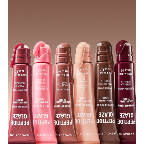 Makeup Revolution - Tinte labial con sérum Peptide Glaze - Toasted Marshmallow