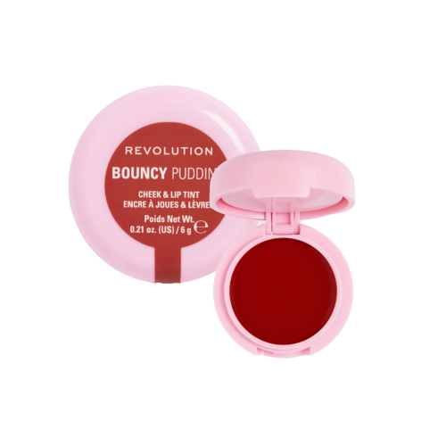 Makeup Revolution - Tinte para mejillas y labios Bouncy Pudding - Brush Drift