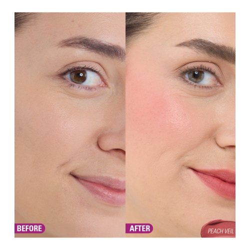 Makeup Revolution - Tinte para mejillas y labios Bouncy Pudding - Peach Veil