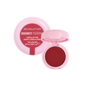 Makeup Revolution - Tinte para mejillas y labios Bouncy Pudding - Pink Mood