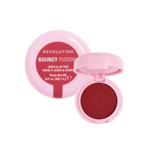 Makeup Revolution - Tinte para mejillas y labios Bouncy Pudding - Pink Mood