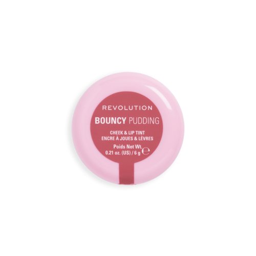 Makeup Revolution - Tinte para mejillas y labios Bouncy Pudding - Rosy Cloud