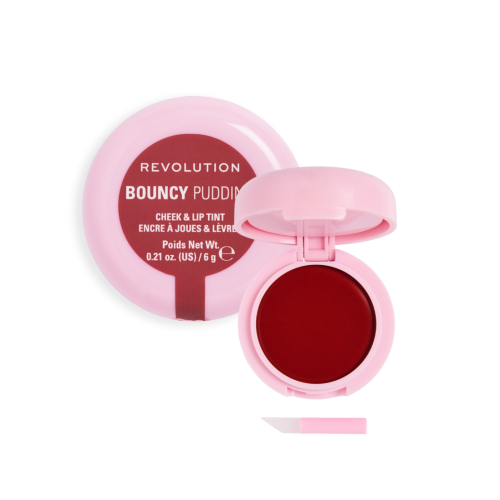 Makeup Revolution - Tinte para mejillas y labios Bouncy Pudding - Warm Whisper