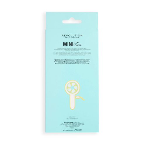 Makeup Revolution - Ventilador de mano eléctrico Poolside