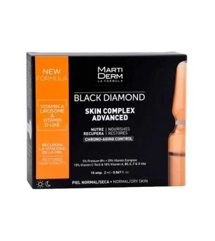 MartiDerm - *Black Diamond* - Tratamiento Skin Complex Advanced - 10 Ampollas