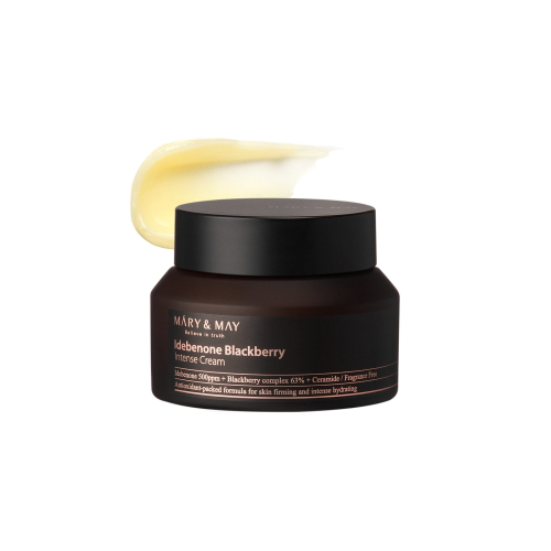 Mary & May - Crema facial intensiva Idebenone + Blackberry complex intensive total care