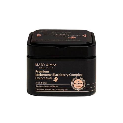Mary & May - Mascarilla Premium Idebenone Blackberry Complex Essence - 20ea