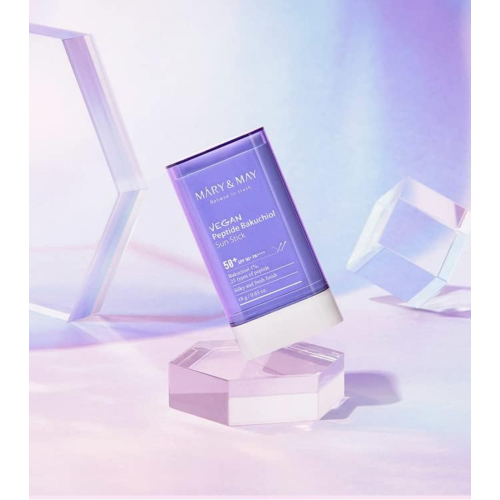 Mary & May - Protector solar en stick SPF50+ PA++++ Vegan Peptide Bakuchiol