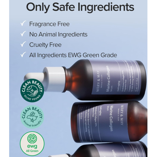 Mary & May - Sérum facial anti-arrugas Marine Collagen