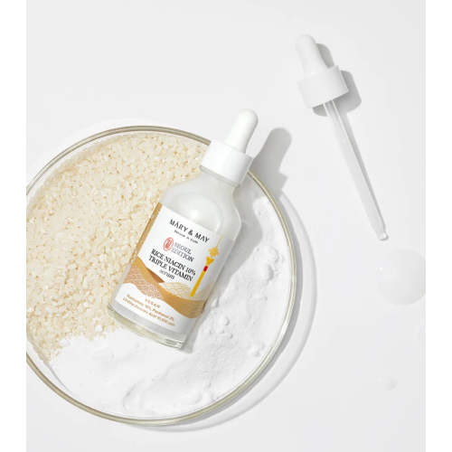Mary & May - Sérum facial iluminador Rice niacin 10% Triple Vitamin Serum