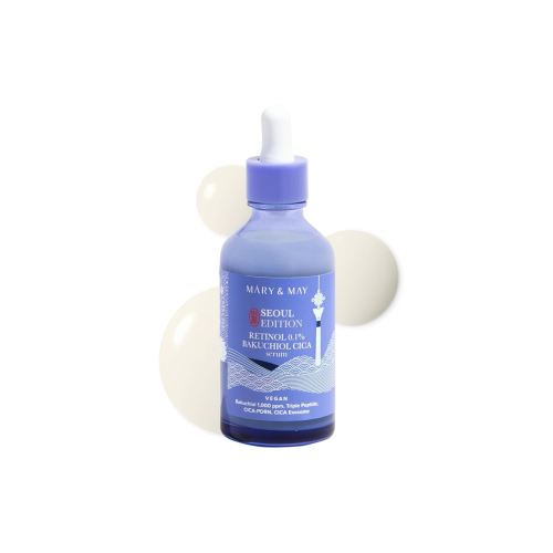 Mary & May - Sérum facial Retinol 0.1% Bakuchiol CICA