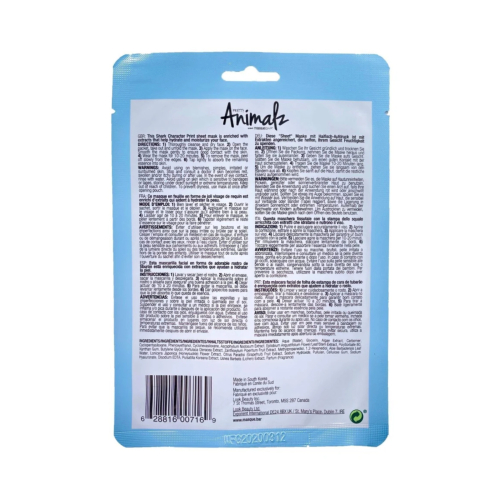 masque BAR - Mascarilla facial Pretty Animalz - Shark