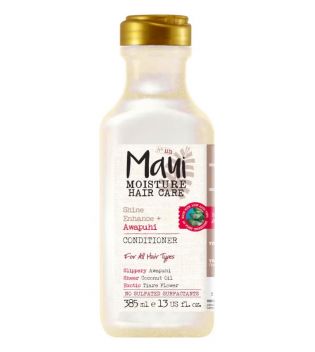 Maui - Acondicionador Hidratación Ligera con Awapuhi y aceite de Coco - Desenreda y Nutre 385 ml