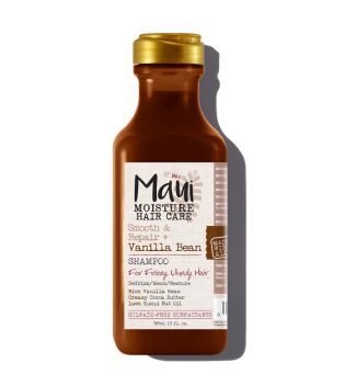 Maui - Champú Repara y Suaviza Extracto de Vainilla - Cabello encrespado y rebelde 385 ml
