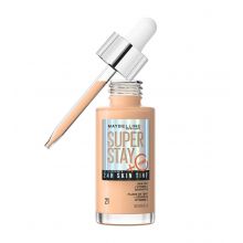 Maybelline - Base de maquillaje en sérum SuperStay 24H Skin Tint + Vitamina C - 21