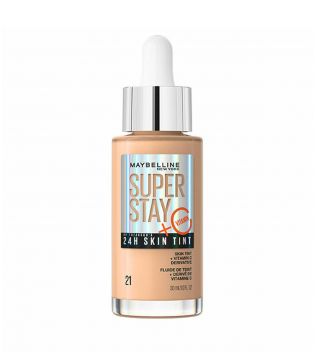 Maybelline - Base de maquillaje en sérum SuperStay 24H Skin Tint + Vitamina C - 21