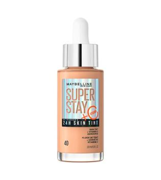 Maybelline - Base de maquillaje en sérum SuperStay 24H Skin Tint + Vitamina C - 40