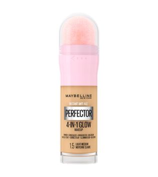 Maybelline - Base de Maquillaje Instant Perfector Glow 4 en 1 - 1.5: Light Medium