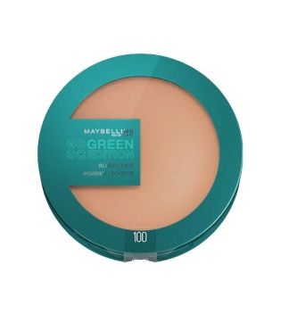 Maybelline - *Green Edition* - Polvos compactos Blurry Skin - 100