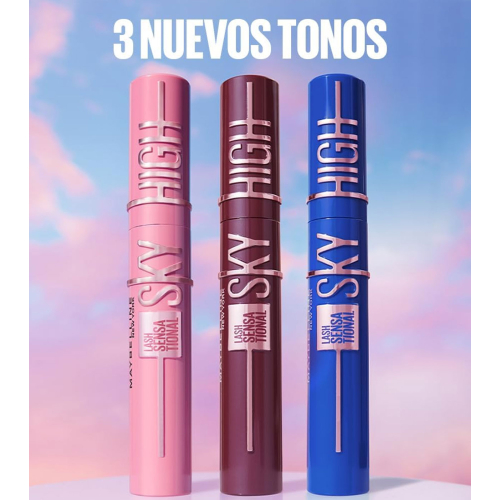 Maybelline - Máscara de pestañas Lash Sensational Sky High - Burgundy Haze
