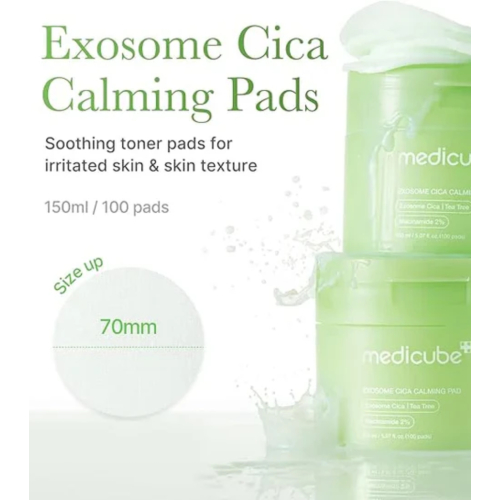 Medicube - *Cica* - Almohadillas calmantes con niacinamida y ácido hialurónico - 100pcs