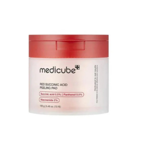 Medicube - *Red* - Almohadillas exfoliantes Succinic Acid Peeling - 70pcs